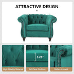 AVZEAR Living Room Accent Chair, Upholstered Sofa Chair Single Sofa Chair - Image 7