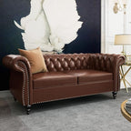 AVZEAR Chesterfield Loveseat Sofa, Upholstered Sofa Modern 2 Seater Couch Sofa by AVZEAR