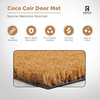 Coir Welcome Mat, 17 x 29 in | 100% Natural Coir, Anti-Shedding, Durable PVC - Image 4