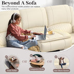 Yolsali 3-Seater Recliner Sofa, Manual Reclining Couch - Image 3