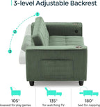 LINSY 54" Pull Out Couch with Charging Station - Image 3