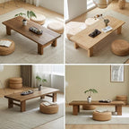 Japanese Floor Table, Vintage Tea Table Low Table, Rectangular Style Tatami - Image 3