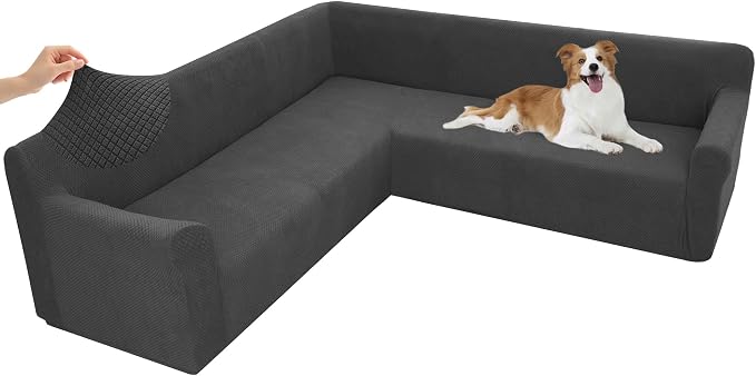 Arfntevss Stretch Sectional Couch Covers L Shaped Corner Sectional Sofa Cover by Arfntevss