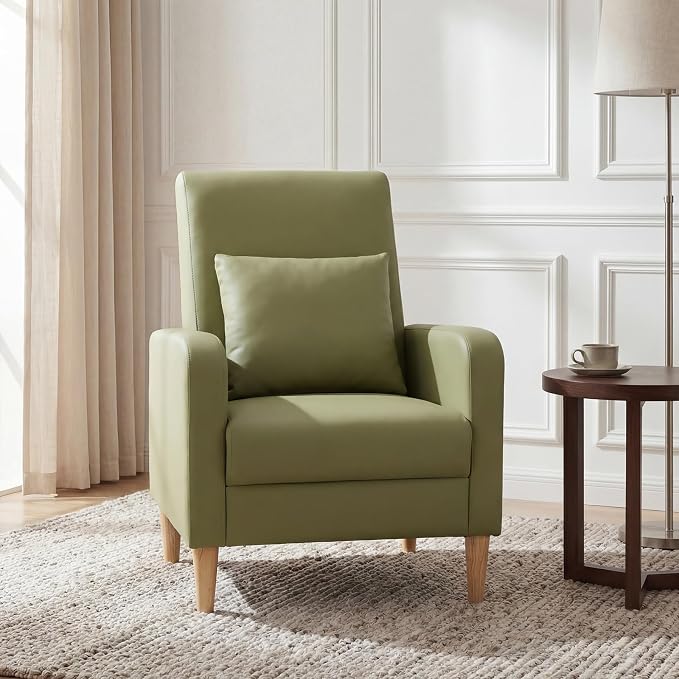 COLAMY Mid-Century Modern Upholstered Accent Chair - Image 6