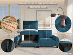 EASE MOOSE 70.6" Velvet Loveseat Sofa, Soft Deep Seat Couches - Image 9