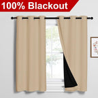NICETOWN Cold Reducing Curtains, Bedroom Full Blackout Panels, Great Job - Image 2