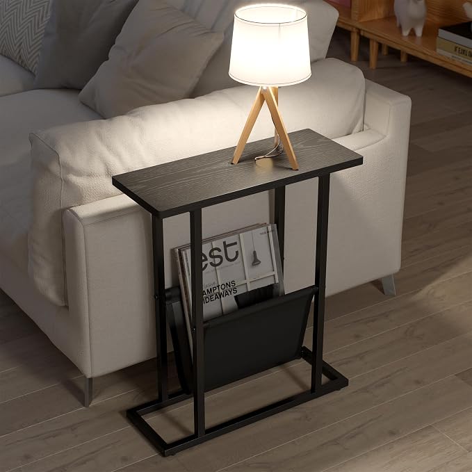 Yusong Narrow Side Table for Small Spaces, Small End Table - Image 7