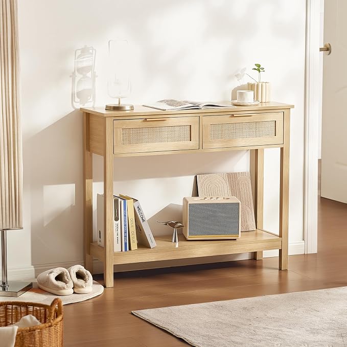 VEVOR Rattan Console Table - Image 8