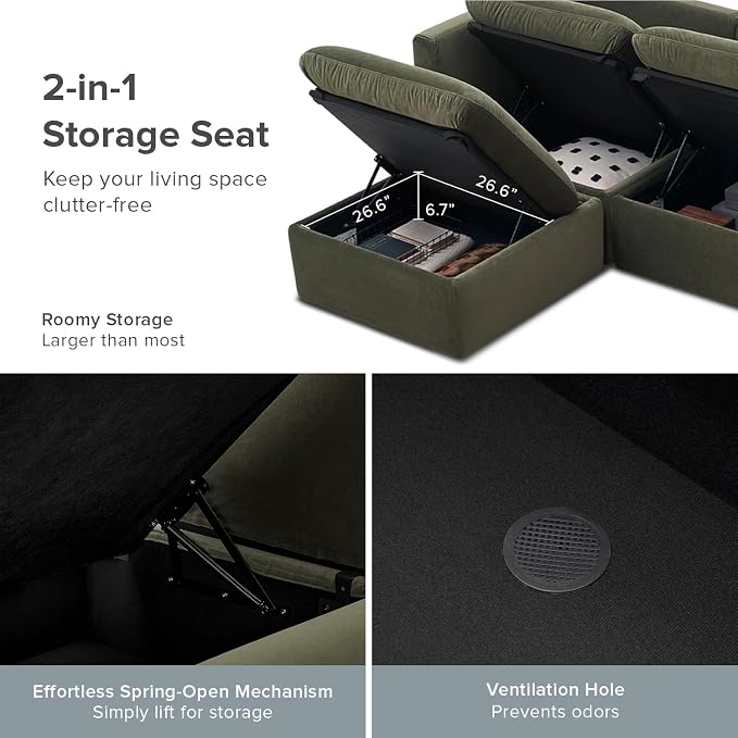 mopio Oversized Modular Sectional Sofa - Image 6