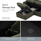 mopio Oversized Modular Sectional Sofa - Image 6