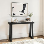Plank+Beam Solid Wood Console Table, 46 Inch, Sofa Table, Narrow Entryway Table by PlankBeam