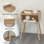 MaxSmeo Nightstand, Mid Century Modern Side Table Bedroom - Image 4