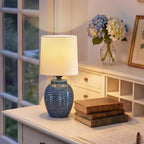 EJIAXIN Small Bedside Lamps -13.75" Farmhouse Table Lamps - Image 8