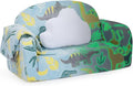 Extra Wide Kids Couch, 2-in-1 Soft Toddler Couch by Unknown
