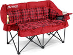 Double Camping Chairs Padded Loveseat Chair by Huskfirm