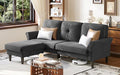 Welzona Sofas for Living Room, Midcentury Modern Small Sectional Couch by WelzonaDirect
