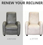 ANARACHON Recliner Chair Covers Leather Look Recliner Cover 4-Piece Slipcovers - Image 6