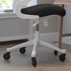 Flash Furniture Kelista Mid-Back Black Mesh Swivel Ergonomic Task Office Chair - Image 6