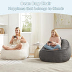 HUGHEAVEN Large Bean Bag Chairs - Image 3