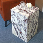 Luxury Marble Side Table, Square End Table - Image 5