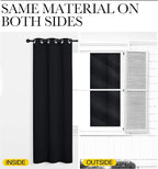 NICETOWN Blackout Draperies Window Curtain Panels, Autumn/Winter Thermal - Image 5