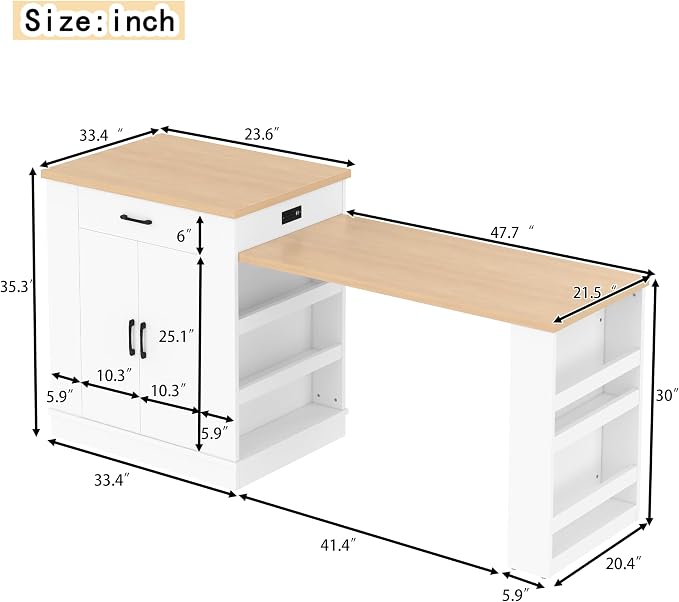 Modern Extendable Dining Table - Image 2