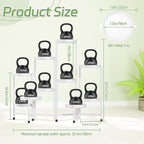 iDavosic.ly Plant Stand Indoor Outdoor, 10 Tier Corner Metal Flower Display - Image 2