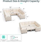 LINSY HOME Sectional Sleeper Sofa - Image 2