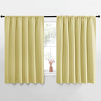 NICETOWN Blackout Curtains for Bedroom, Paler Yellow, 1 Pair, 62 by 63-inch by NICETOWN