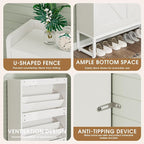 GRUSIGN Shoe Cabinet, Shoe Storage Cabinet - Image 5