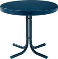 Crosley Furniture Griffith Weather Resistant Retro Metal Outdoor Side Table by CrosleyFurniture