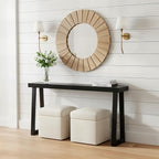 Plank+Beam Solid Wood Console Table, 66 Inch, Sofa Table, Narrow Entryway Table by PlankBeam