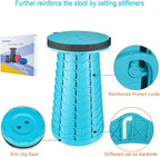 Boreeman Upgraded Folding Stool Lightweight Yet More Sturdy - Image 3