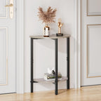 Vagusicc Side Tables Small End Tables, 2 Tier Couch Side Table, Small Round - Image 4