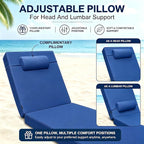 Chaise Lounge Cushion for Outdoor Furniture, Waterproof, Fade-Resistant and - Image 5