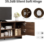 COLAMY TV Stand with Two Doors, Entertainment Center 59" with Adjustable - Image 4