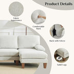 Karl home 110" U-Shape Sectional Couches - Image 4