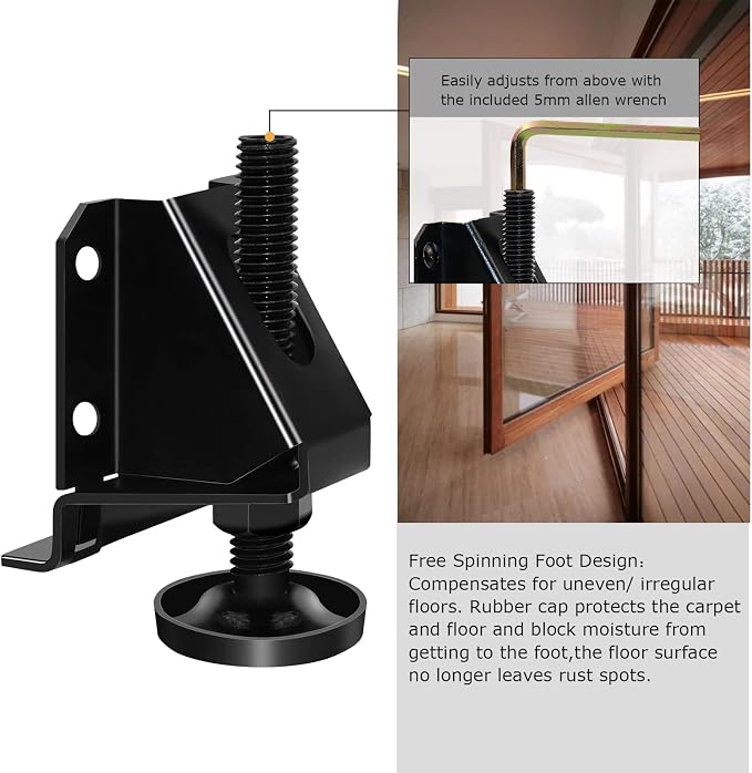 LOSCHEN 16 PCS Heavy Duty Adjustable Leveling Feet - Image 4