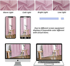 Simplebrand Ava Pink Short Blackout Curtains - Image 8