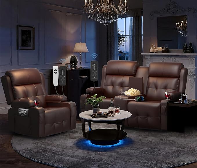 Recliner Sofa Set, RV Wall Hugger Recliners by TOMOSLTER
