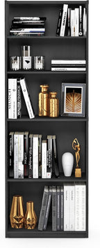 Furinno Jaya Book Shelf, 5-Tier Bookshelf, Bookcase - Image 7