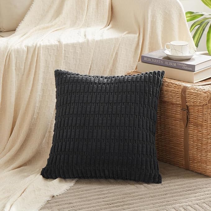 Fancy Homi 4 Packs Decorative Throw Pillow Covers - Image 2