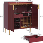 ARTPOWER Coffee Bar Cabinet - Image 2