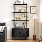 ONBRILL 71" Tall Bookshelf, 4-Tier Book Shelf - Image 7