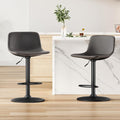 Adjustable Bar Stools Set of 2, Mid Century Modern Swivel Bar Stools, by Soohowfurniture