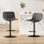 Adjustable Bar Stools Set of 2, Mid Century Modern Swivel Bar Stools, by Soohowfurniture