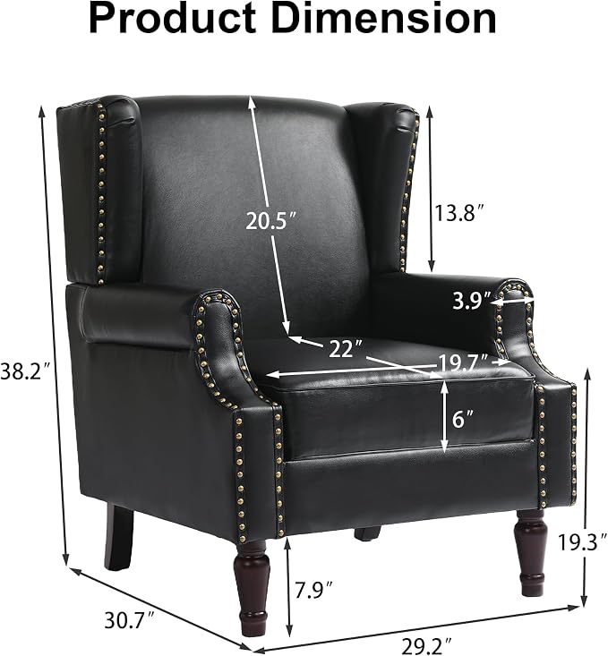 Pia Ricco High Back Floral Accent Chair - Image 2