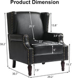 Pia Ricco High Back Floral Accent Chair - Image 2