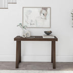 Plank+Beam Solid Wood Console Table, 46 Inch, Sofa Table, Narrow Entryway Table - Image 3