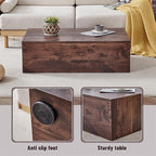 Coffee Table for Living Room Table, Modern Wood Coffee Table, Center Table - Image 6
